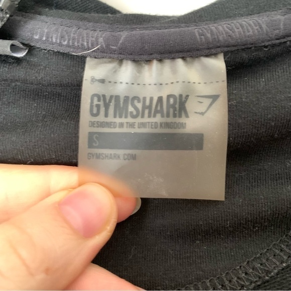 Gymshark Black Zip Up Hoodie Jacket Woman’s Size S - Picture 3 of 4